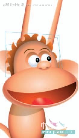 Flash cs3鼠繪教程:動畫技巧之繪制猴子