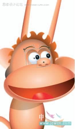 Flash cs3鼠繪教程:動畫技巧之繪制猴子