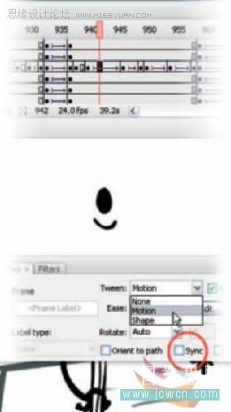 Flash cs3鼠繪教程:圖形元件的同步與不同步