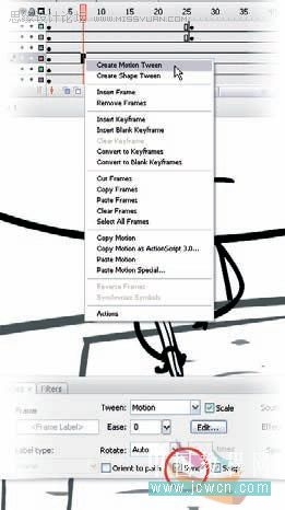 Flash cs3鼠繪教程:圖形元件的同步與不同步