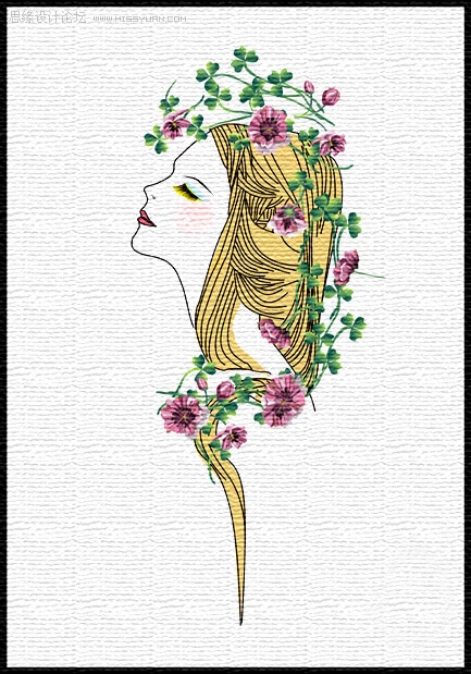 Coreldraw�L���r(sh��)��Ů�Լ�������