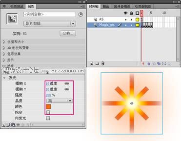 Flash CS4�������õ��ǻ��h��Ч��