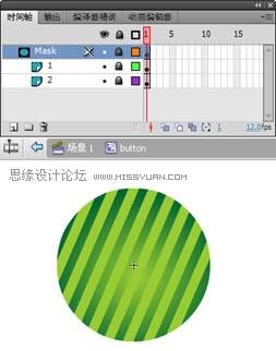Flash CS4制作切換放大菜單效果