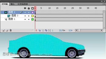 Flash CS4制作汽車廣告條教程