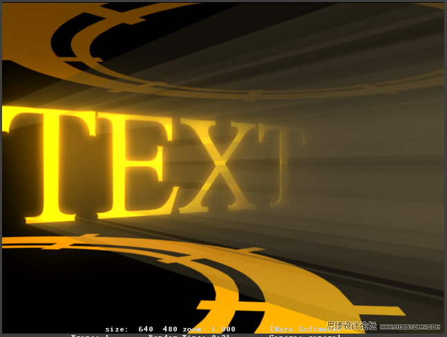 Maya建模系列之教程立體字建模