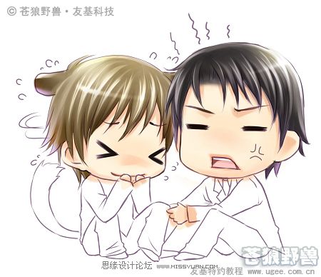 Painter結合數位板繪制可愛Q版漫畫教程