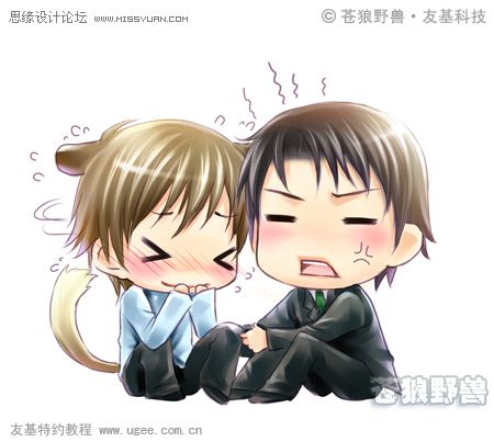 Painter結合數位板繪制可愛Q版漫畫教程