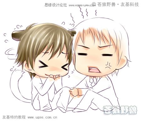 Painter結合數位板繪制可愛Q版漫畫教程