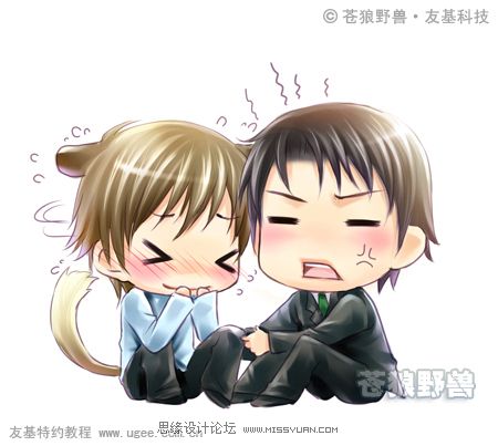 Painter結合數位板繪制可愛Q版漫畫教程