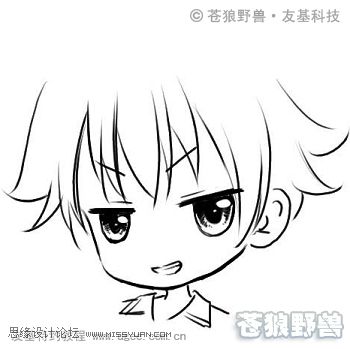 Painter結合數位板繪制可愛Q版漫畫教程