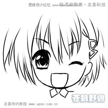 Painter結合數位板繪制可愛Q版漫畫教程