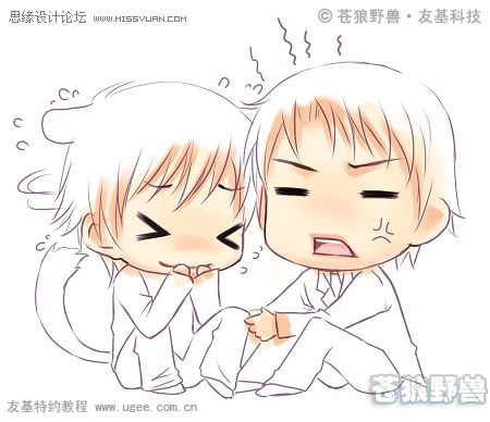 Painter結合數位板繪制可愛Q版漫畫教程