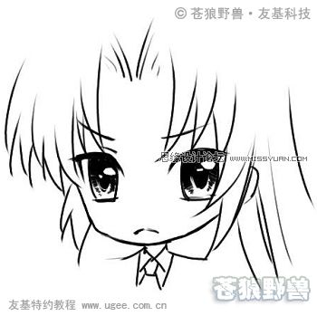 Painter結合數位板繪制可愛Q版漫畫教程