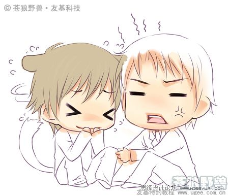 Painter結合數位板繪制可愛Q版漫畫教程