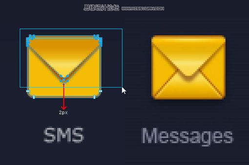 Fireworks中進行圖標細節刻畫