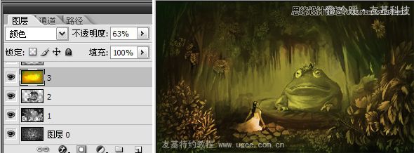 繪畫教程:友基溫暖插畫教程《青蛙王子》