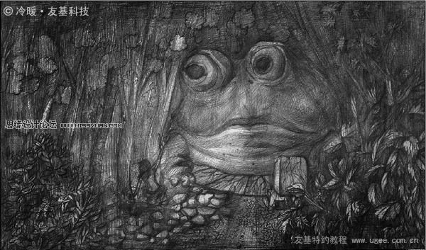 繪畫教程:友基溫暖插畫教程《青蛙王子》
