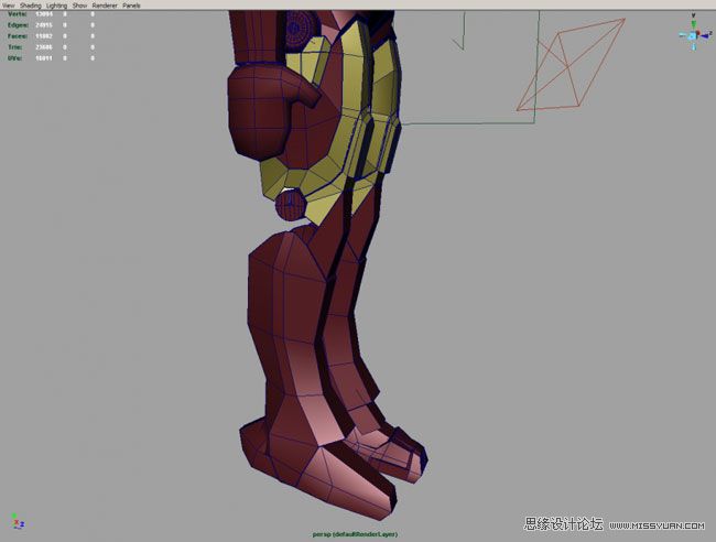 Maya建模教程:打造超級英雄鋼鐵俠