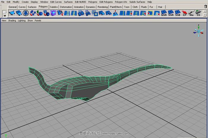 Maya建模教程:制作真實的恐龍