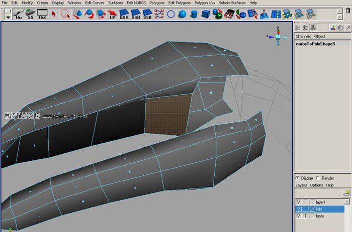 Maya建模教程:制作真實的恐龍