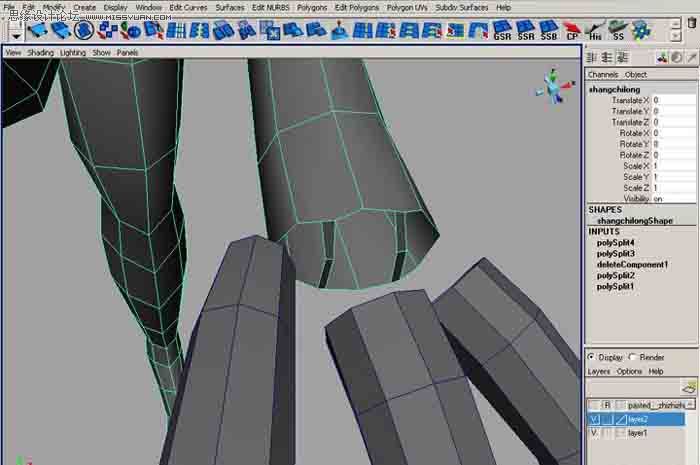 Maya建模教程:制作真實的恐龍