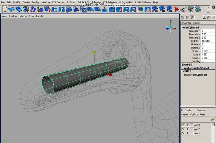 Maya建模教程:制作真實的恐龍