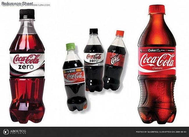 Maya建模教程:打造最逼真的可樂瓶子