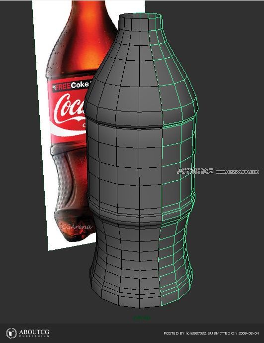 Maya建模教程:打造最逼真的可樂瓶子