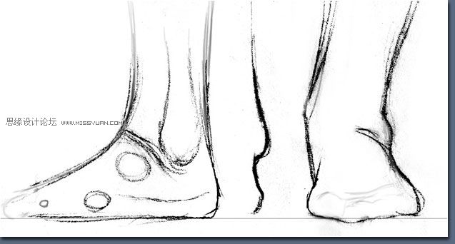 Maya建模教程:逼真腳部建模教程