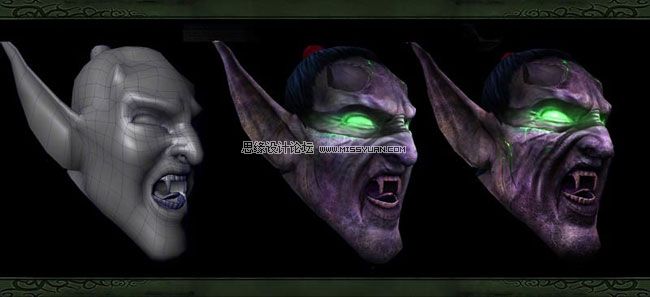 Maya制作華麗復(fù)雜的伊利丹教程