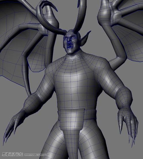 Maya制作華麗復(fù)雜的伊利丹教程