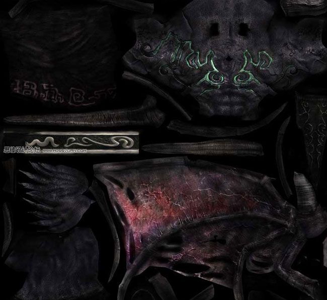 Maya制作華麗復雜的伊利丹教程