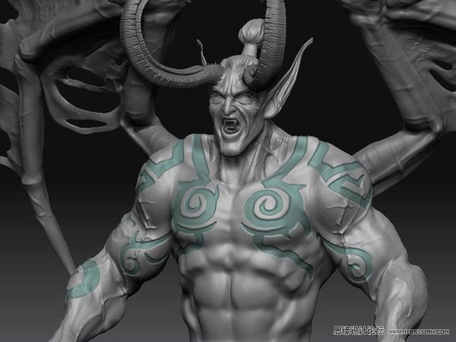 Maya制作華麗復(fù)雜的伊利丹教程