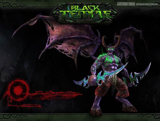 Maya制作華麗復(fù)雜的伊利丹教程