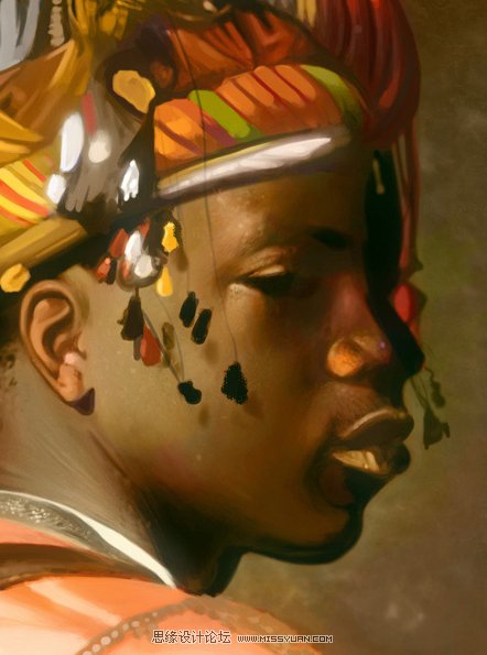 Photoshop教程:臨摹黑色土耳其雇傭軍