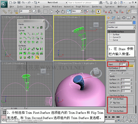 3D MAXʹ��NURBS�����o؝���x��ģ