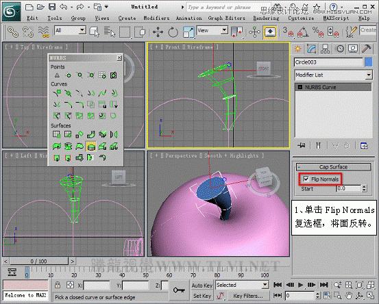 3D MAXʹ��NURBS�����o؝���x��ģ