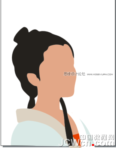 CorelDRAW鼠繪教程:繪制著名詞人李清照