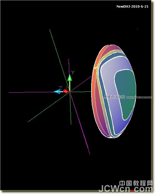 AutoCAD三維教程:南非世界杯足球的畫法及渲染