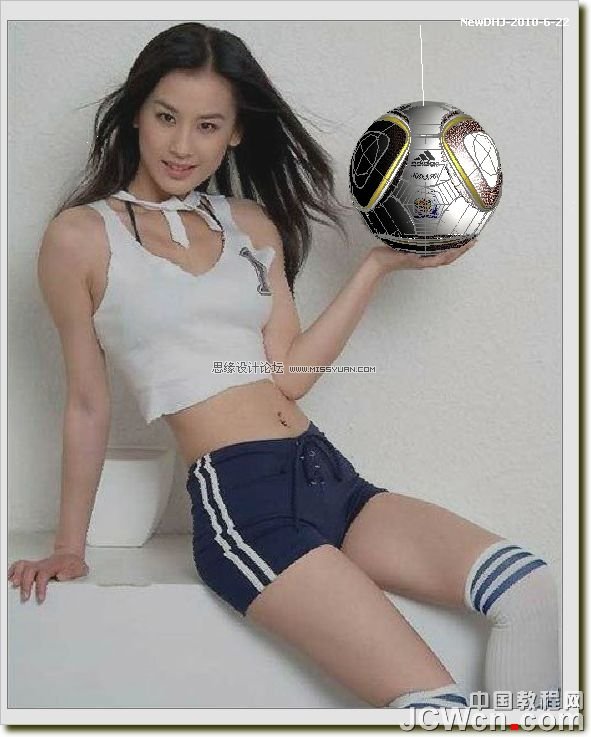 AutoCAD三維教程:南非世界杯足球的畫法及渲染