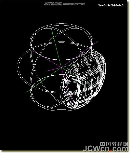 AutoCAD三維教程:南非世界杯足球的畫法及渲染