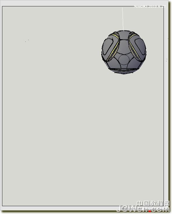 AutoCAD三維教程:南非世界杯足球的畫法及渲染