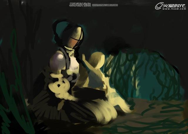 Painter 9.5教程:機(jī)器與孩子教程解析