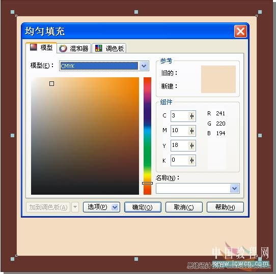CorelDRAW鼠繪教程:矢量抽象人物裝飾畫的繪制