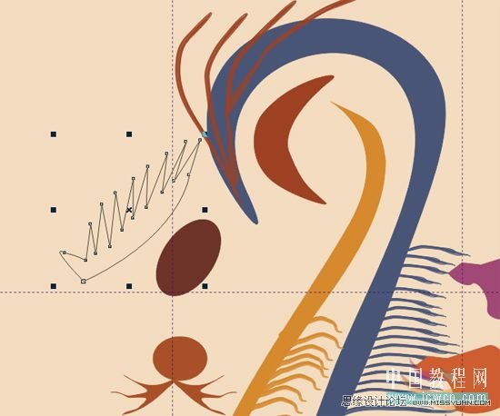 CorelDRAW鼠繪教程:矢量抽象人物裝飾畫的繪制