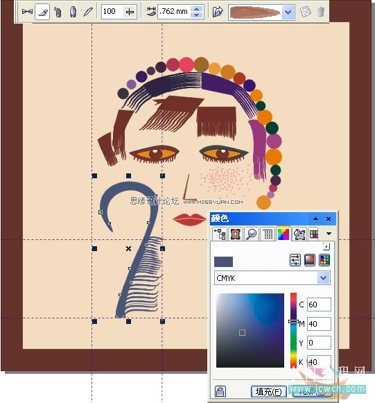 CorelDRAW���L�̳̣�ʸ�����������b����L��