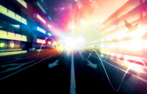 Fireworks制作夢幻的心形光線