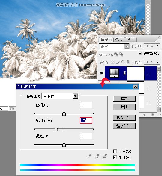 Photoshop�{ɫ�̳̣��⾰Ƭ�¼t�⾀Ч��