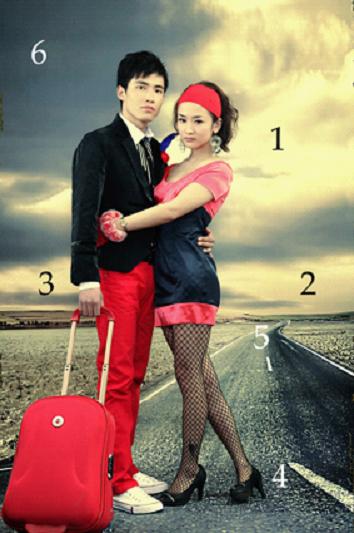 Photoshop調(diào)色教程:室內(nèi)仿真背景金色調(diào)