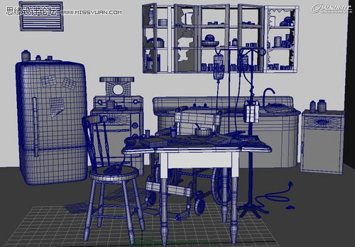 Maya教程:《SAW》情景制作教程之建模篇